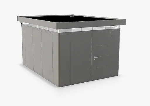 Biohort Záhradný domček BIOHORT Casanova 330 × 430 cm (sivý kremeň metalíza) Orientácia dverí vpravo