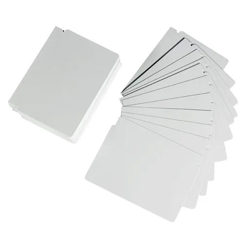 Zebra 104523-215 PVC 0,38 (15mil) karty pro ZXP/ZC , balení 500pcs karet na potisk, white barva