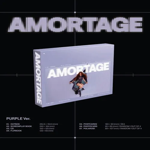 Jisoo, AMORTAGE (LIMITED CD BOX - BLACK/FADE), CD