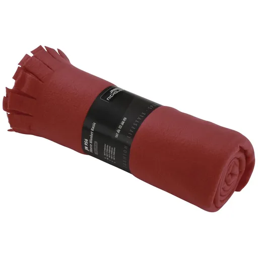 James & Nicholson (Daiber) Fleecová deka 130x170 cm JN956 - Vínová | 130 x 170 cm