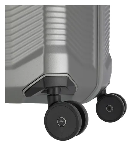 Veľký škrupinový kufor Travelite Millennium L Silver