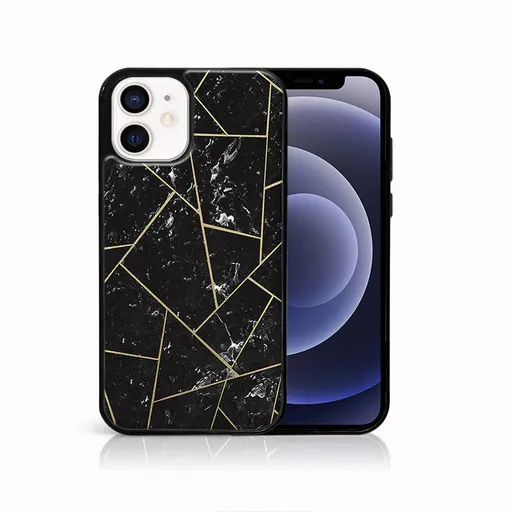 MY ART Ochranný obal pre Apple iPhone 12 mini POLYGONAL (150)