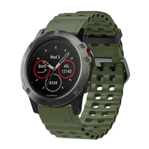 OCEAN QuickFit Univerzálny remienok pre Garmin - šírka 26mm tmavozelený