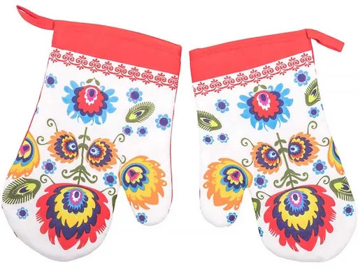 MAKRO - Chňapka s magnetom 2ks FOLK červená