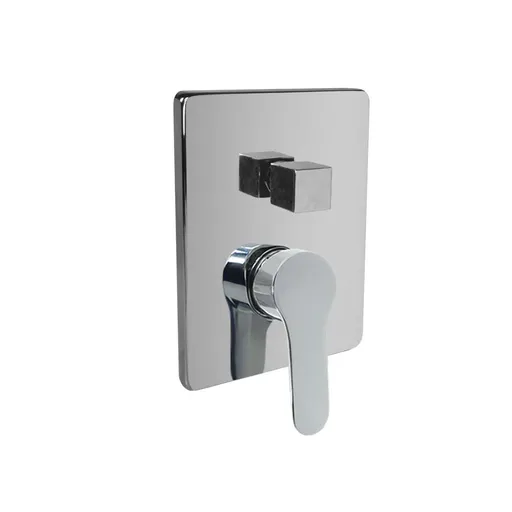 Mereo Sprchová podomietková batéria s prepínačom, Sonáta, Mbox, hranatý kryt, chróm CB60106ZC