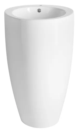 AQUALINE - Keramické umývadlo voľne stojace, 50x84cm, biela VS701