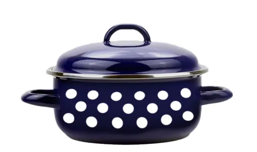 BELIS - Randlík a pokrievka16cm modré bodky