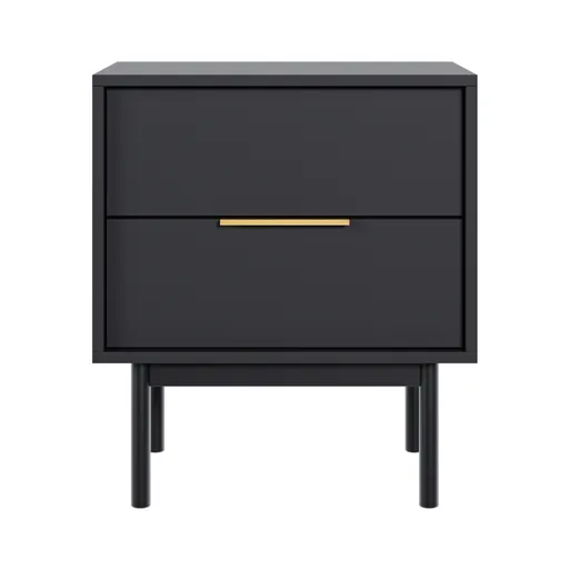 Nočný stolík VIVALA, čierna