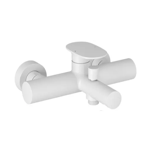 Vaňová batéria Ravak Spring bez sprchového setu biela X070569