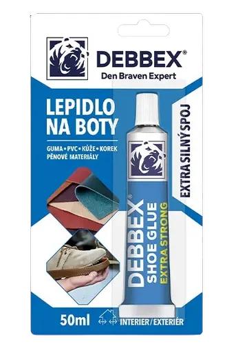 DEBBEX - Lepidlo na topánky žltkastá, 50 ml