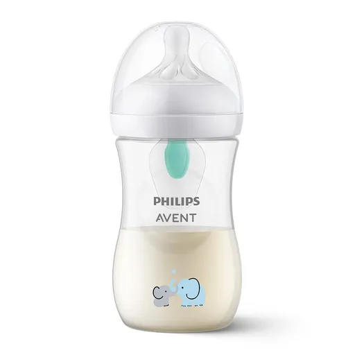 Avent Philips fľaša Natural Response s ventilom AirFree slon transparentní 260 ml