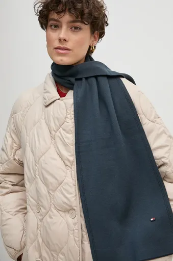 Vlnený šál Tommy Hilfiger