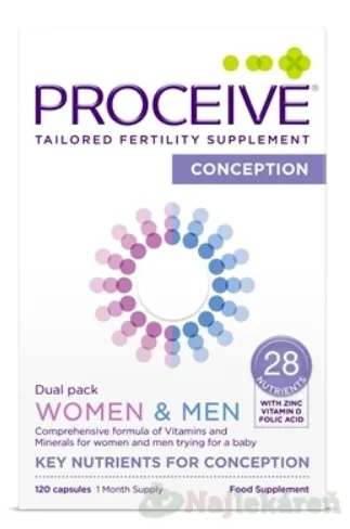PROCEIVE CONCEPTION WOMEN & MEN Dual (60 pre ženy + 60 pre mužov) 1 set