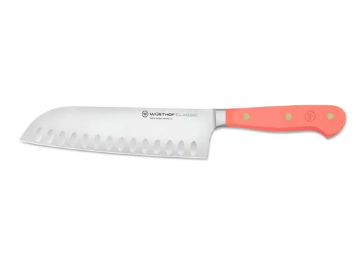 WÜSTHOF Nôž santoku Wüsthof CLASSIC Colour - Coral Peach, 17 cm