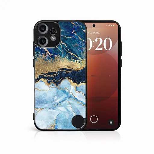 MY ART Ochranný kryt pre CMF Phone 2 Pro-BLUE MARBLE (141)