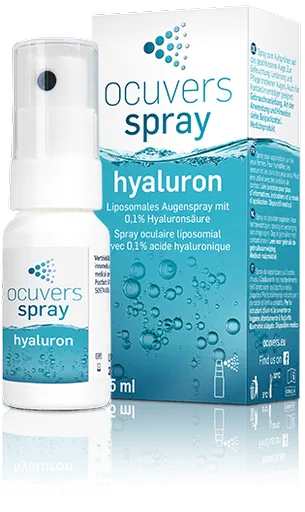 Ocuvers spray hya očné kvapky v spreji lipozómy a hyaluronát sodný 15 ml