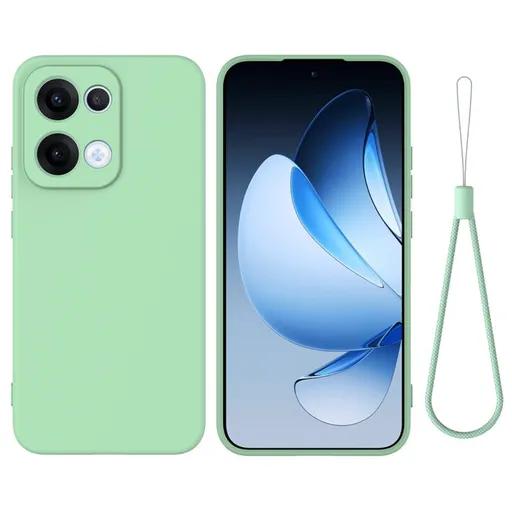 RUBBER Ochranný obal pre Oppo Reno13 5G zelený