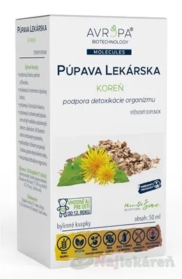 AVROPA PÚPAVA LEKÁRSKA koreň bylinné kvapky 50ml