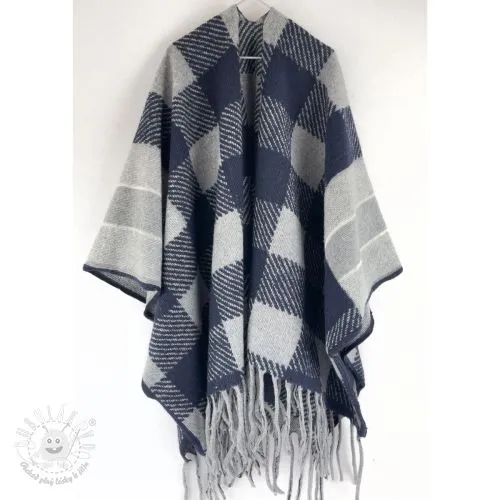 Poncho PRATO boiled wool design G