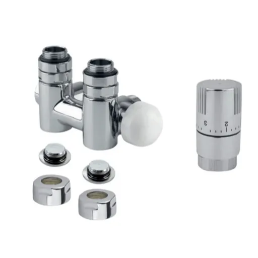 Termostatická sada ISAN rohová stredová ľavá nerez O39NWAL142