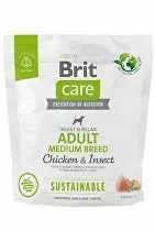 Brit Care Dog Sustainable Adult Medium Breed 1kg