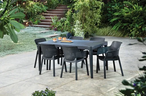 Elvisia Záhradný set CASSIDY 6 + 1 | grafit