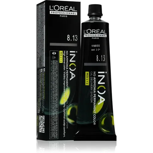 L’Oréal Professionnel Inoa permanentná farba na vlasy bez amoniaku odtieň 8.13 60 ml