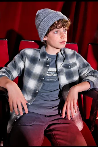 Detská bavlnená košeľa Mayoral