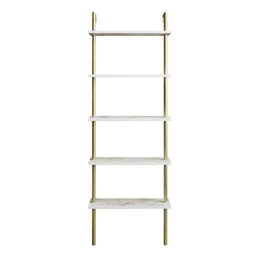 Regál Paula Gold and White