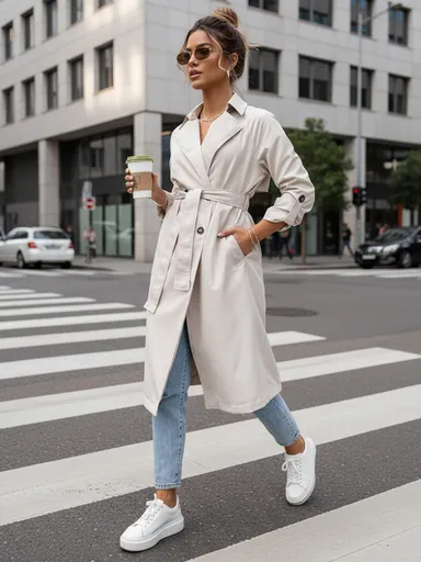 BINCIA dámska bunda biela Dstreet TY4338