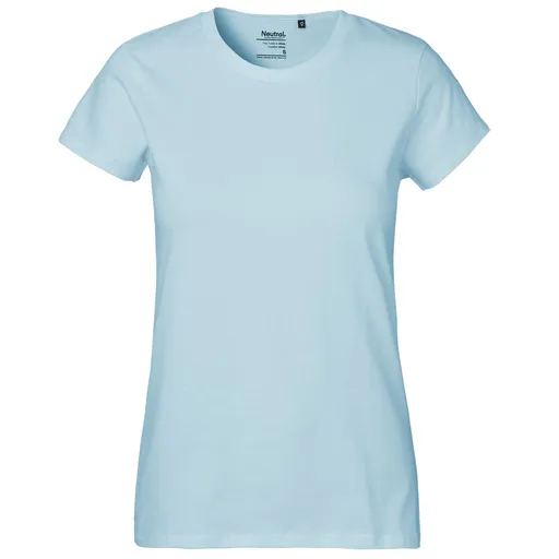 Neutral Dámske tričko Classic z organickej Fairtrade bavlny - Svetlomodrá | XS