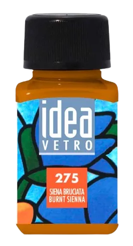 MAIMERI IDEA VETRO - Farby na sklo 275 - burnt sienna, 60 ml
