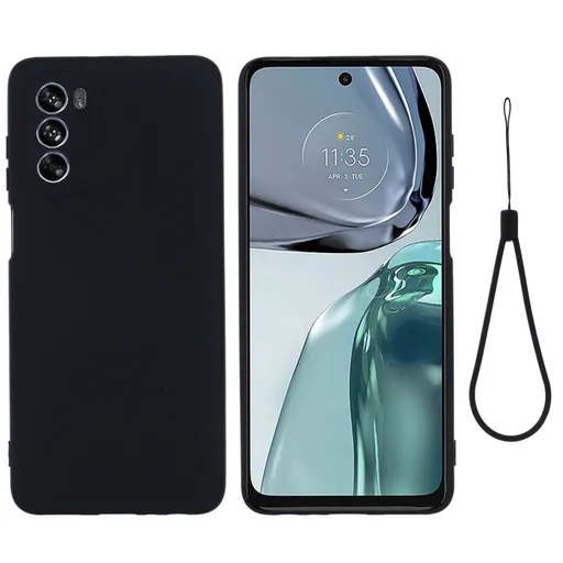RUBBER Ochranný kryt pre Motorola Moto G62 5G čierny
