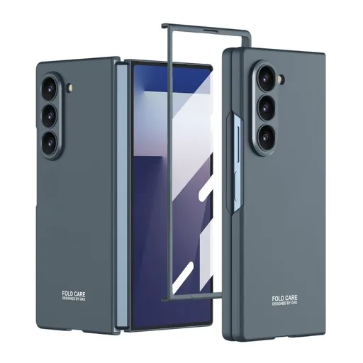 GKK Plastový kryt so sklom pre vonkajší displej Samsung Galaxy Z Fold7 5G zelený