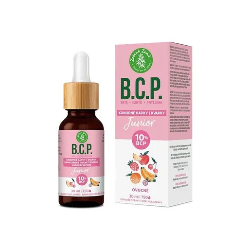 ZELENÁ ZEMĚ C.B.D. Konopné kvapky s BCP Junior 30 ml