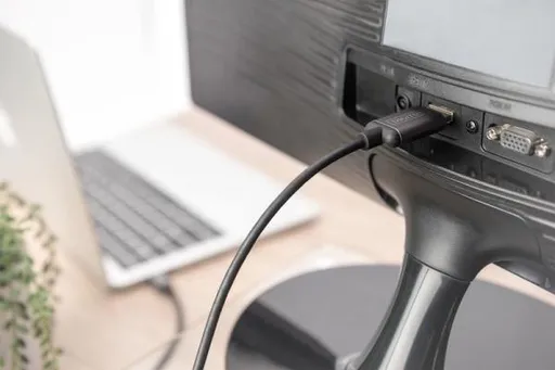 Digitus USB-C - HDMI káblový adaptér, 1,8 m 4K/30 Hz, čierny, kovový kryt