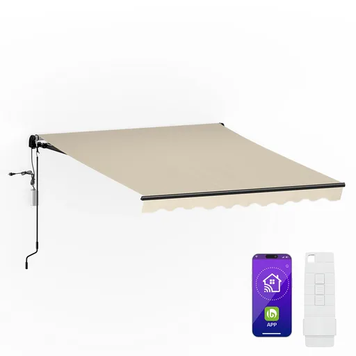 Blumfeldt CloudShade Markíza, Inteligentné ovládanie, UV ochrana, Montáž na stenu