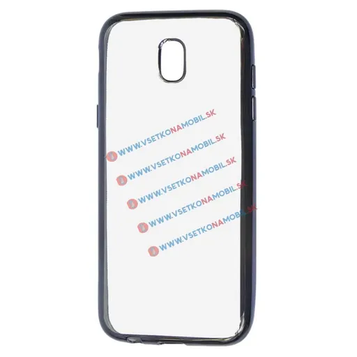 METALLIC Silikónový obal Samsung Galaxy J7 2017 (J730) čierny
