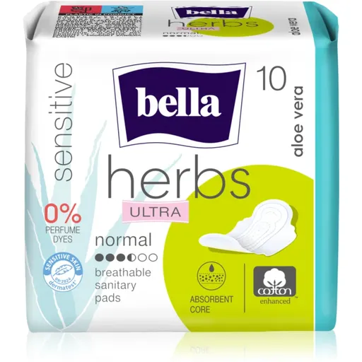 BELLA Herbs Ultra Normal vložky Aloe Vera 10 ks