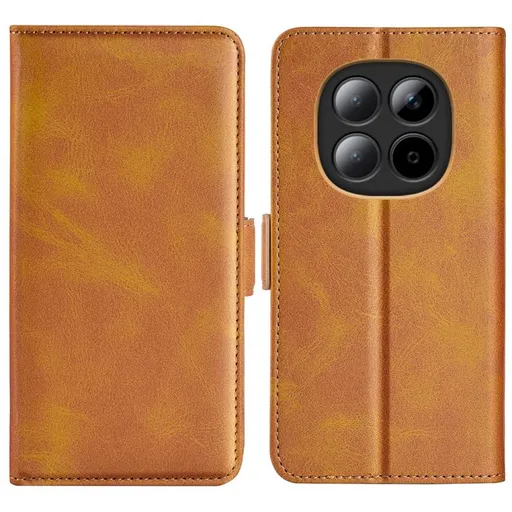 SIDE Peňaženkové puzdro pre Xiaomi Redmi Note 15 5G / POCO M8 5G svetlohnedé