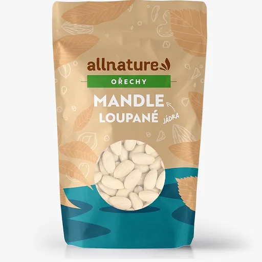 ALLNATURE Mandle jadrá lúpané 1000 g