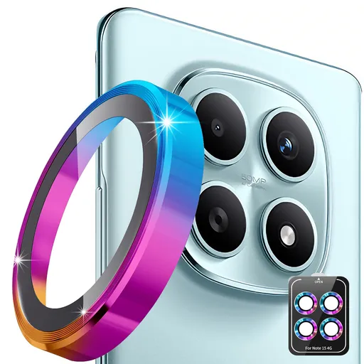 ENKAY ALU Sklo pre fotoaparát Xiaomi Redmi Note 15 COLORFUL