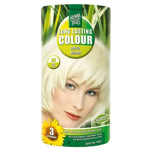 HENNA PLUS Prírodná farba na vlasy 00 Ultra blond zosvetľujúca 140 ml
