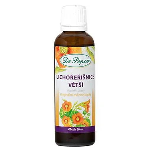 DR.POPOV Kvapky bylinné kapucínka väčšia 50 ml
