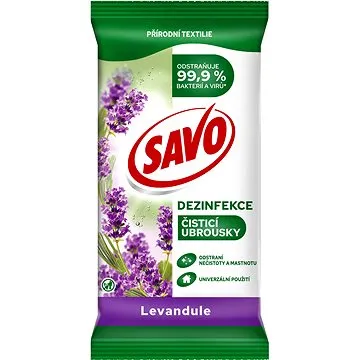 Savo Bez Chlóru Univerzálne čistiace utierky Levanduľa 30 ks (8710908444531)