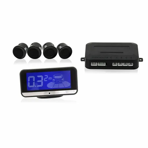 Parkovací asistent so 4 senzormi a LCD displejom