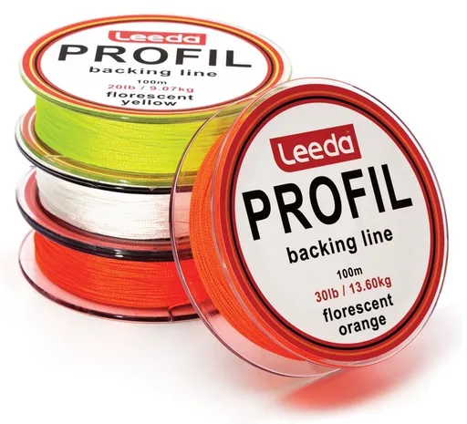 Leeda profil backing line 20 lb 100 m orange