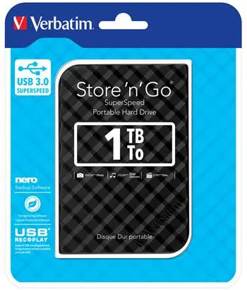 VERBATIM Store´n´ Go 2,5" GEN2 1TB USB 3.0 čierny