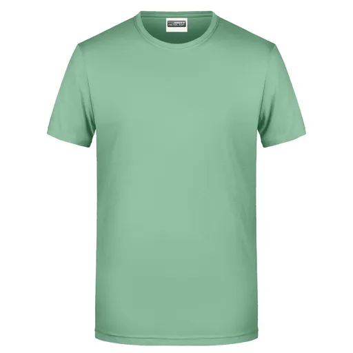 James & Nicholson (Daiber) Klasické pánske tričko z biobavlny 8008 - Jadeitová zelená | M