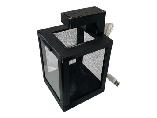 Flexárium/terárium pre pavúky a hmyz FLEX čierna 120x120x150 mm